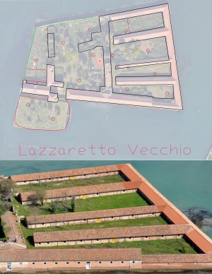 Lazzaretto Vecchio, built since 1403